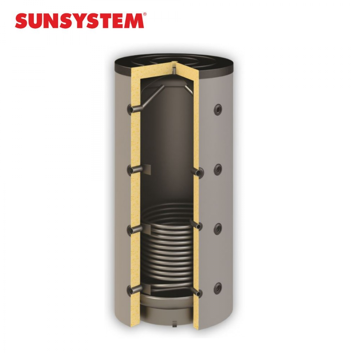 Akumuliacinė 1000L talpa Sunsystem su 1 šilumokaičiu PBM R 1000 Akumuliacinė 1000L talpa Sunsystem su 1 šilumokaičiu PBM R 1000